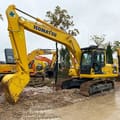 2022 Komatsu PC200 crawler excavator, side view