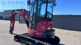 2023 Yanmar ViO26-6 mini excavator, front three-quarter view