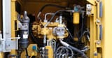 2012 Caterpillar 320EL crawler excavator engine compartment view