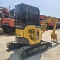 2024 Komatsu PC30MR mini excavator, rear three-quarter view