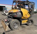 2017 Mecalac 7MWR wheel excavator, rear three-quarter view