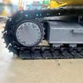 2007 Komatsu PC200-7 crawler excavator track assembly detail
