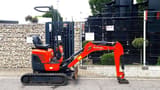 2015 Kubota U10-3 mini excavator, side view
