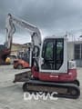 2007 Takeuchi TB153 FR mini excavator, side view
