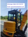2025 LiuGong 9017 Mini Excavator rear three-quarter view highlighting the counterweight and cab.