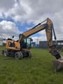 2020 Caterpillar M315F wheel excavator, side profile view