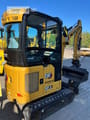 2022 Caterpillar 301.8-05A mini excavator, rear three-quarter view