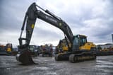 2014 Volvo EC300DNL crawler excavator, side profile view