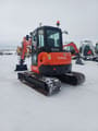 2013 Kubota U48-4A mini excavator, rear three-quarter view