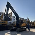 2023 Hyundai R220LC-9S crawler excavator, front three-quarter view