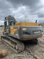 2007 Volvo EC360BLC crawler excavator, rear three-quarter view