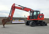 2019 Caterpillar M317F wheel excavator, side profile view