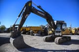 2007 Volvo EC210CNL crawler excavator, front three-quarter view