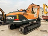 2022 Hyundai R220LC-9S crawler excavator, rear three-quarter view