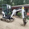 2023 Bobcat E20 mini excavator, side view