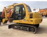 2020 Komatsu PC60 mini excavator, side view