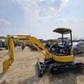 2023 Komatsu PC30 mini excavator, side view