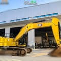 2021 Caterpillar 350 crawler excavator, side profile view