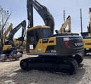 2020 Volvo EC140DL crawler excavator, rear three-quarter view