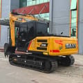 2026 Sany SY135C Pro crawler excavator, rear three-quarter view