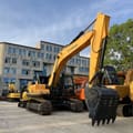 2024 Hyundai R305LC-9S crawler excavator, front three-quarter view