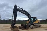 2012 Volvo EC220DL crawler excavator, side view