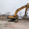 2018 Hyundai R305LC-9T crawler excavator, rear three-quarter view