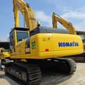 2022 Komatsu PC400-8 crawler excavator, rear three-quarter view