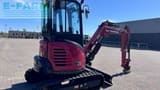 2023 Yanmar VIO26-6 mini excavator, rear three-quarter view