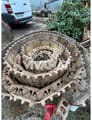 2005 Liebherr R954 excavator track assembly