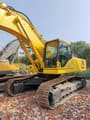 2017 Komatsu PC400-7 crawler excavator, side view