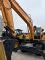 2024 Hyundai R210W-9S wheel excavator, front three-quarter view