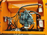 2022 Hyundai 210 Wheel Excavator engine compartment view