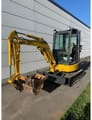 2017 Komatsu PC26MR-3 mini excavator, side view