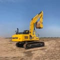 2024 Komatsu PC350-8 crawler excavator, rear three-quarter view