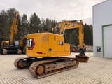 2021 Caterpillar 325-07B crawler excavator, rear three-quarter view