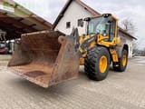 2013 Volvo L60G wheel loader, front three-quarter view