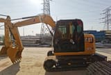 2024 Caterpillar 307E2 mini excavator, side profile view
