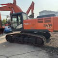 2019 Hitachi Zaxis 350 crawler excavator side view