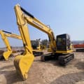 2022 Komatsu PC120-8 crawler excavator, front three-quarter view