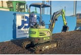 2025 Zoomlion ZE18GU Mini Excavator with its boom retracted and positioned to the side.