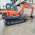 2014 Doosan DX55-9C crawler excavator, side view