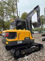 2023 Volvo EC60D crawler excavator, rear three-quarter view
