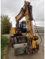 2011 JCB JS160W wheel excavator, front three-quarter view