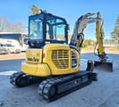 2020 Komatsu PC58MR-5E0 crawler excavator, rear three-quarter view