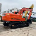 2016 Doosan DX225LCA crawler excavator, rear three-quarter view