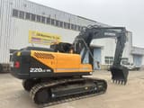 2024 Hyundai 220LC-9S crawler excavator, rear three-quarter view