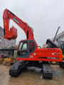 2019 Doosan DX225LCA crawler excavator, side profile view