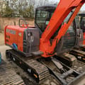 2024 Hitachi ZAXIS 60 excavator, rear three-quarter view
