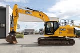 2022 JCB 220X LC crawler excavator, side profile view